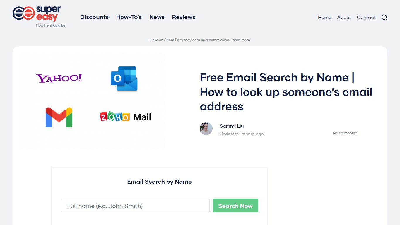 Free Email Search by Name - Super Easy